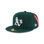[60194100] Oakland Athletics "Alpha Industry" Green 59FIFTY Men's Fitted Hat