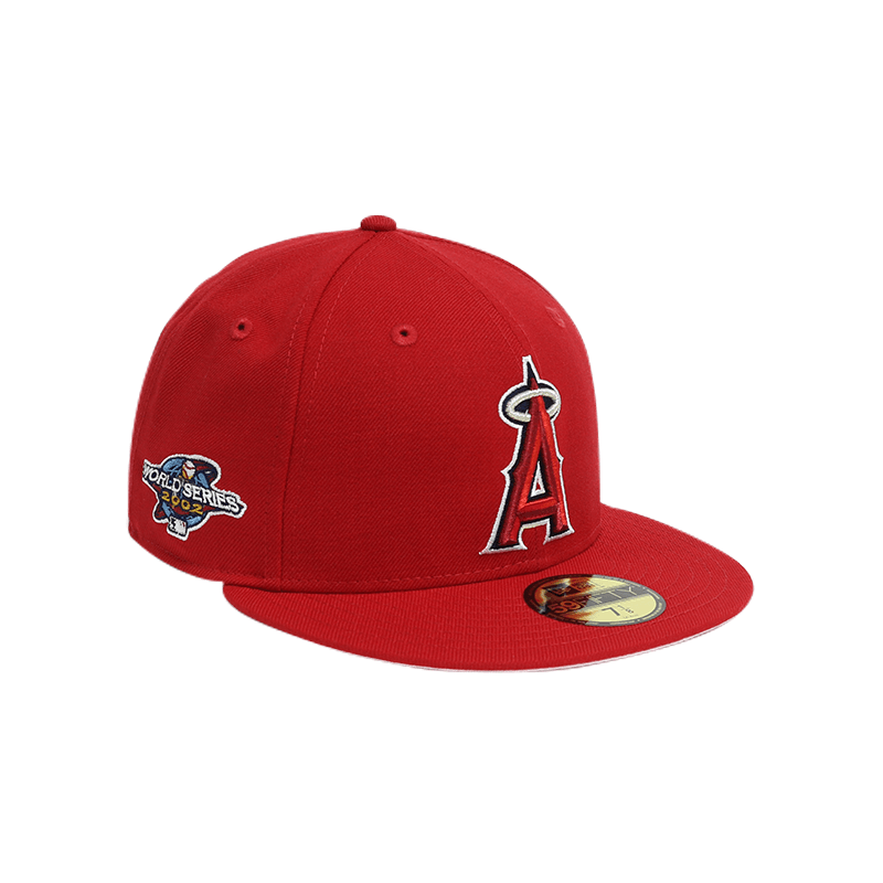 70585612] 59FIFTY LOS ANGELES ANGELS 2002 World Series Fitted Hat – Lace Up  NYC