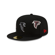 [60188510] Atlanta Falcons "Just Don" Black NFL 59FIFTY Men's Fitted Hat