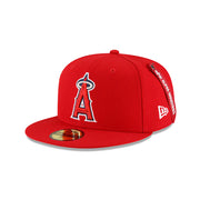 [60194093] Los Angeles Angels "Alpha Industry" Red 59FIFTY Mens Fitted Hat