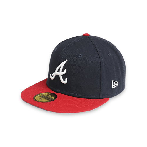 Atlanta Braves 98 World Series "POP SWEAT" Navy 59FIFTY Men's Fitted Hat