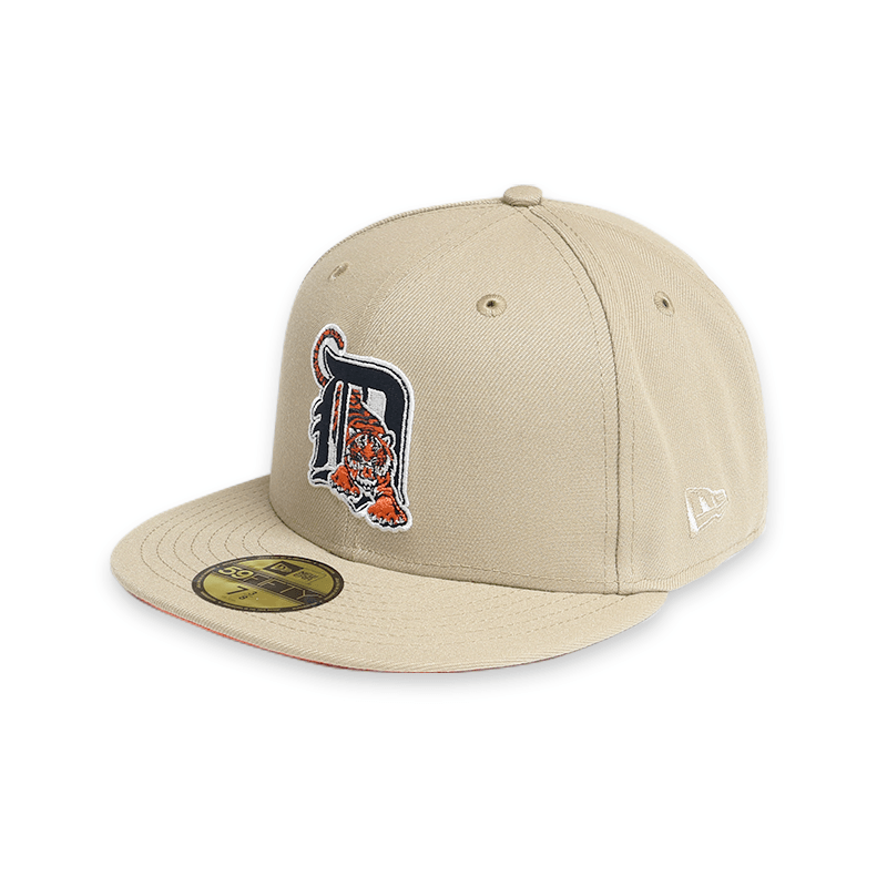 Detroit Tigers New Era 59FIFTY Fitted Hat - Khaki