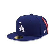 [60194096] Los Angeles Dodgers "Alpha Industry" Blue 59FIFTY Mens Fitted Hat