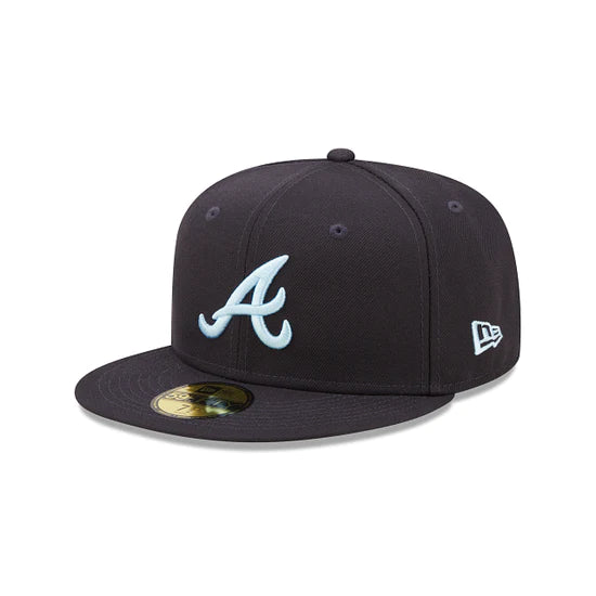 Atlanta Braves 95 World Series Cloud Under Navy 59FIFTY Men's Fitted Hat