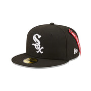 [60194086] Chicago White Sox "Alpha Industry" Black 59FIFTY Men's Fitted Hat
