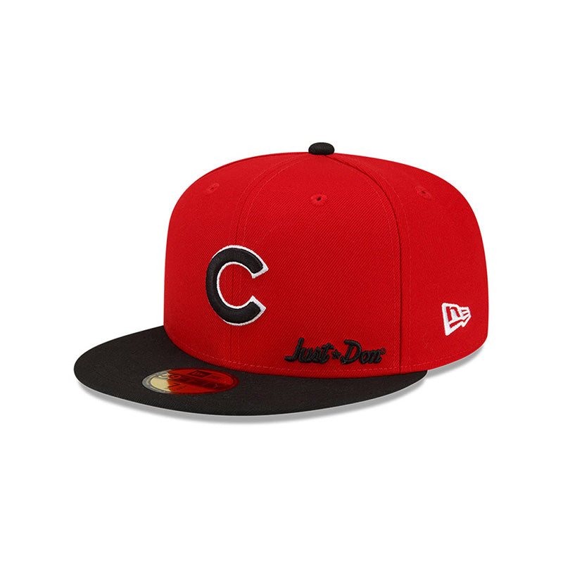 Chicago Cubs '90 All-Star Game Red New Era X Just Don 59FIFTY Mens Fitted Hat
