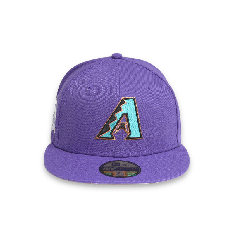 [60243528] Arizona Diamondbacks 01 WS "POP SWEAT" Purple 59FIFTY Men's Fitted Hat