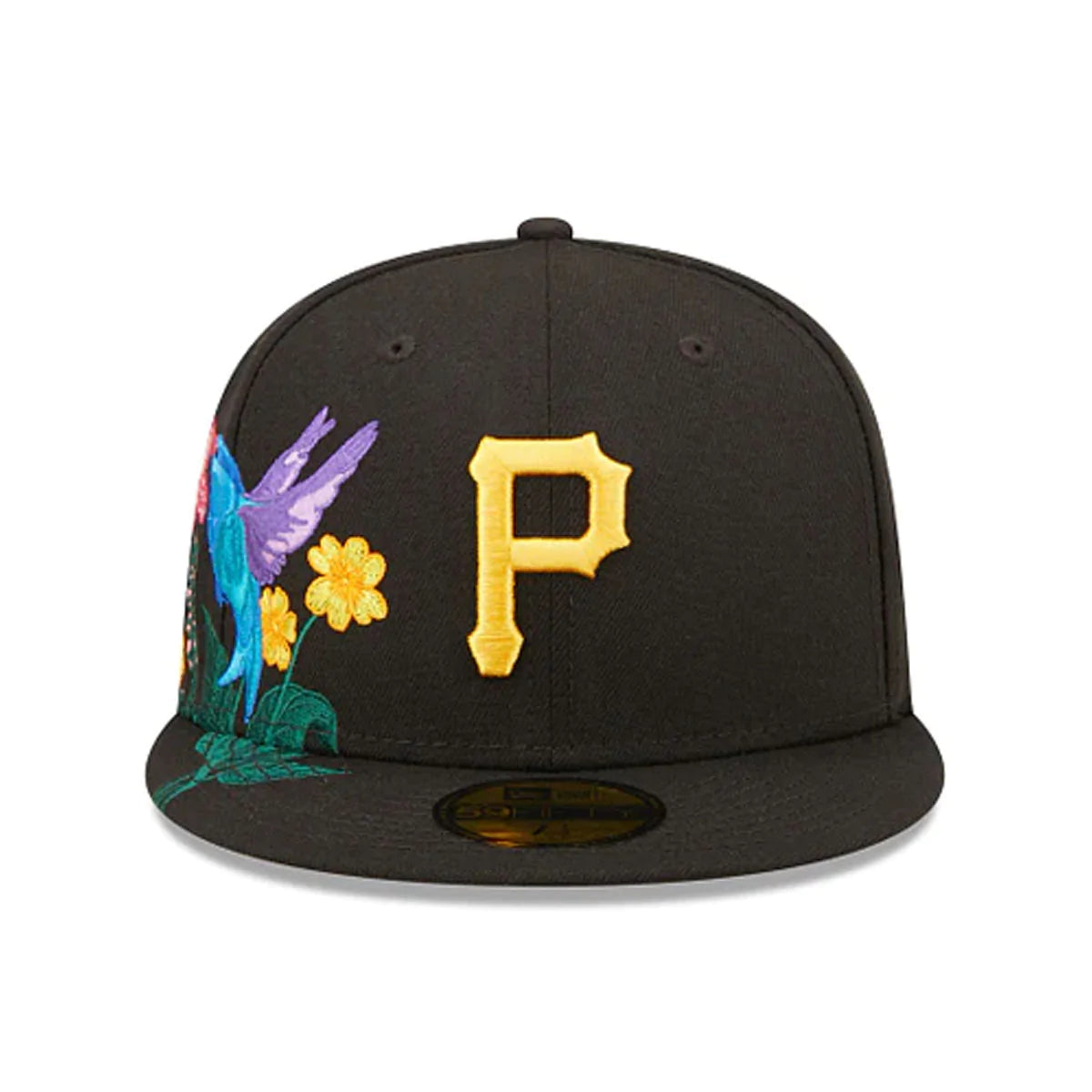 [60243429] Pittsburgh Pirates "Blooming" Black 59FIFTY Men's Fitted Hat