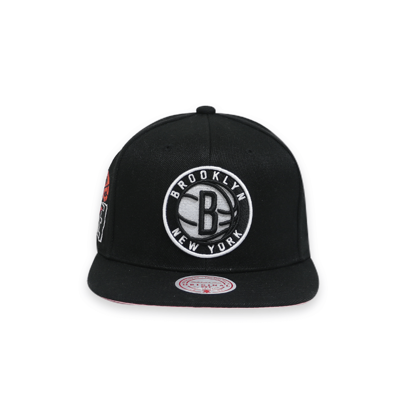 [6HSSSH21228-BNEBLCK] BROOKLYN NETS All Love Snapback