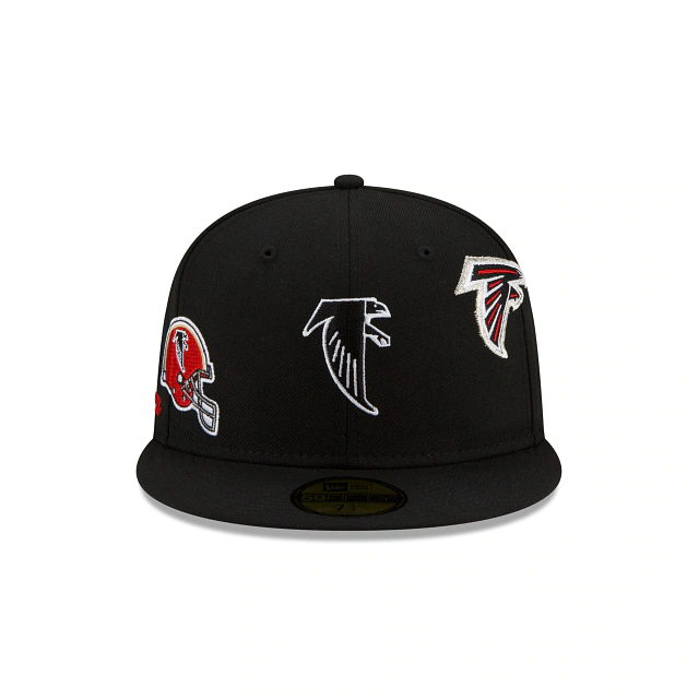 [60188510] Atlanta Falcons "Just Don" Black NFL 59FIFTY Men's Fitted Hat
