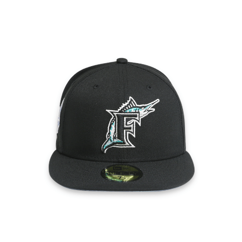 [60243518] Florida Marlins 97 WS "POP SWEAT" Black 59FIFTY Men's Fitted Hat