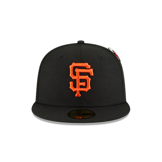 San Francisco Giants "Alpha Industry" Black 59FIFTY Men's Fitted Hat