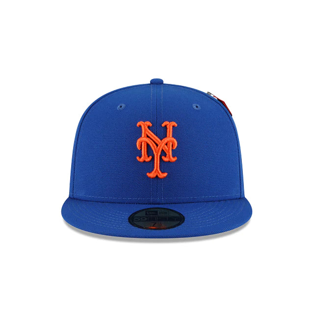 New York Mets "Alpha Industry" Blue 59FIFTY Men's Fitted Hat