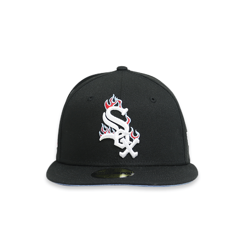 [60224667] Chicago White Sox 05 WS "Team Fire" Black 59FIFTY Mens Fitted Hat