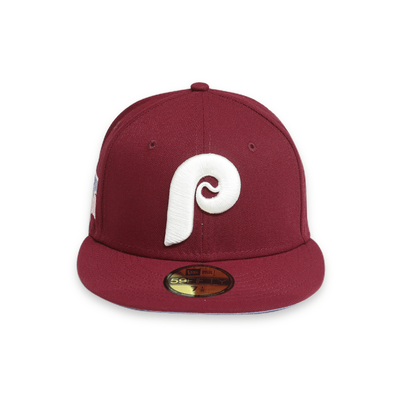 [60243502] Philadelphia Phillies "POP SWEAT" WS 80 Burgundy 59FIFTY Men's Fitted Hat