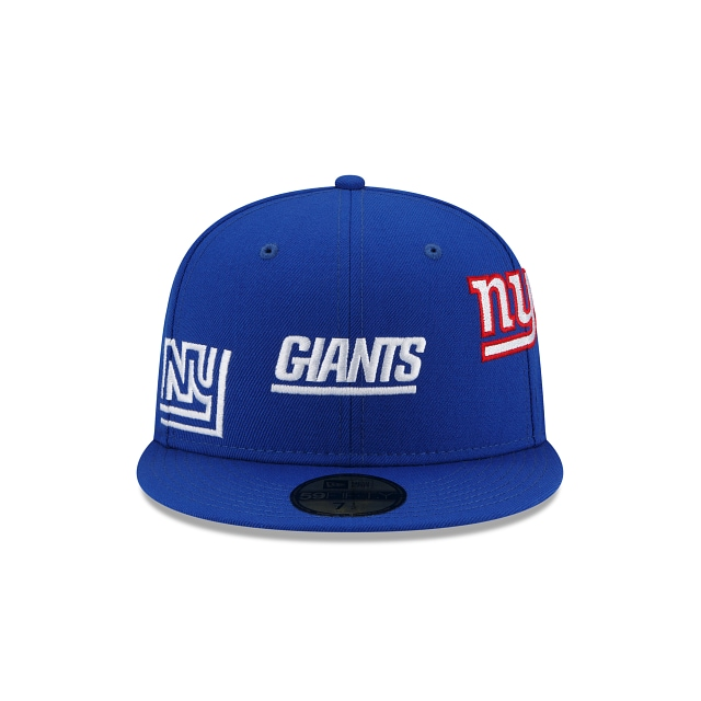 [60188517] New York Giants "Just Don" Blue NFL 59FIFTY Men's Fitted Hat