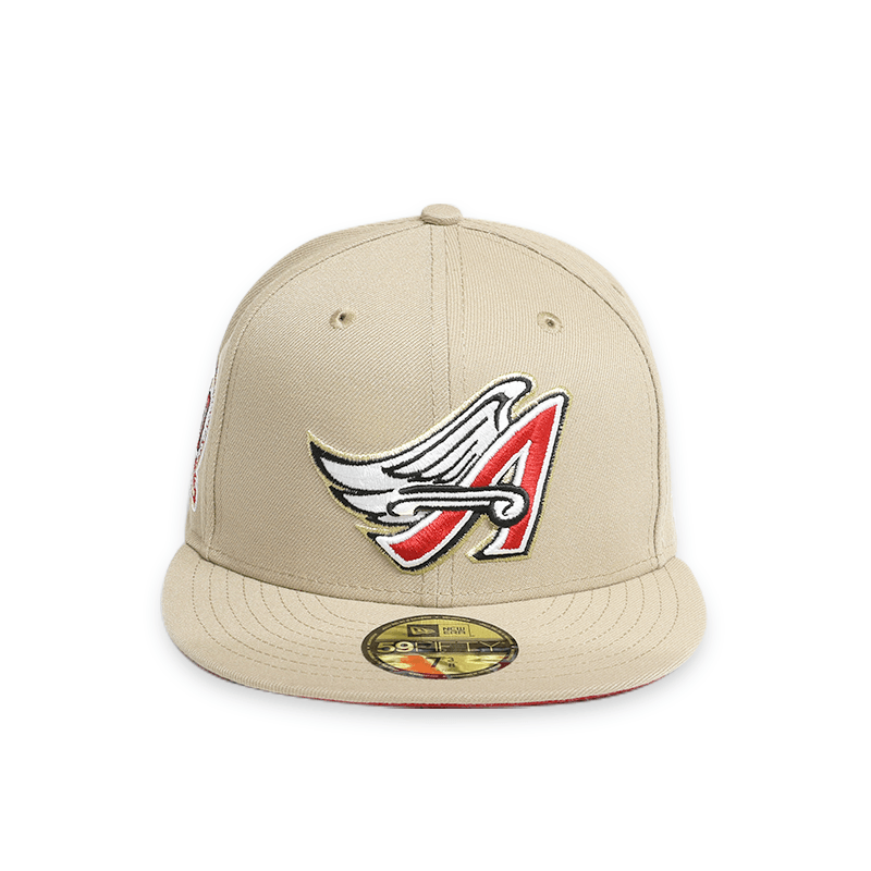 70699251 Los Angeles Angels 50th Anniversary Tan 59FIFTY Men s