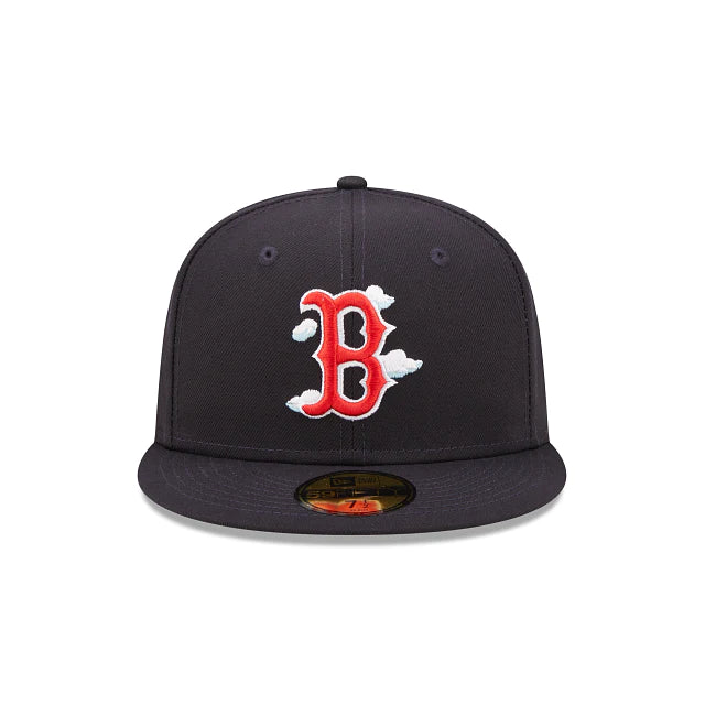 Boston Red Sox '04 World Series Comic Cloud Navy 59FIFTY Men's Fitted Hat