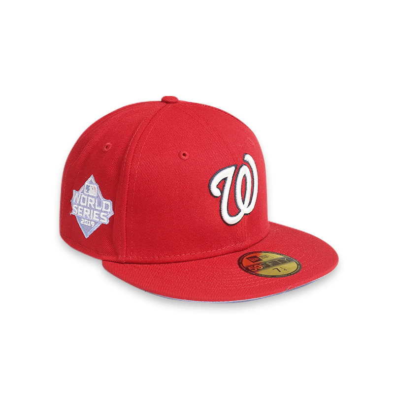 [60243517] Washington Nationals 19 WS "POP SWEAT" Red 59FIFTY Men's Fitted Hat