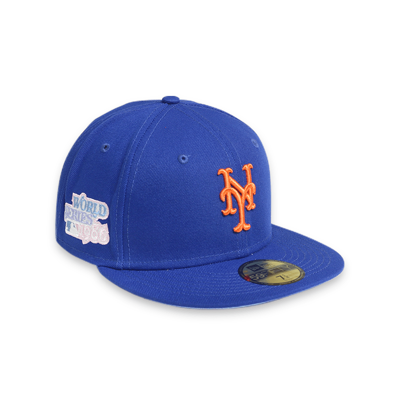 New York Mets '86 World Series "POP SWEAT" Blue 59FIFTY Men's Fitted Hat