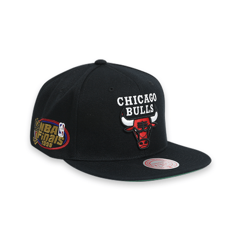 Chicago Bulls NBA Final Black Men's Snapback