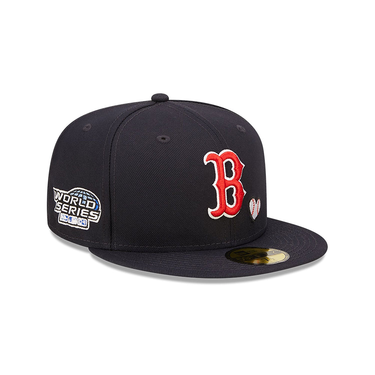 Boston Red Sox '09 World Series "Team Heart" Navy 59FIFTY Men's Fitted Hat