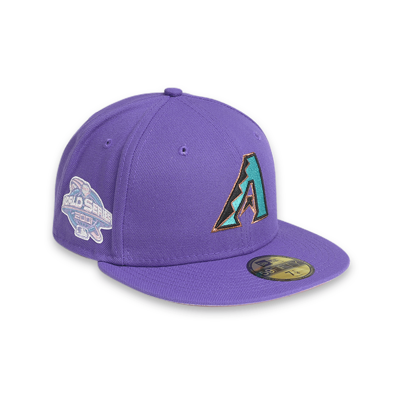 [60243528] Arizona Diamondbacks 01 WS "POP SWEAT" Purple 59FIFTY Men's Fitted Hat