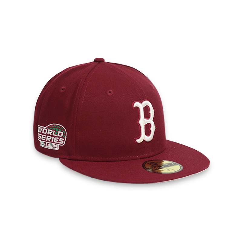Burgundy boston red sox top hat