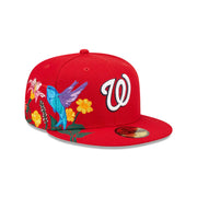 [60243431] Washington Nationals "Blooming" Red 59FIFTY Men's Fitted Hat