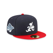 [60243843] Atlanta Braves 95 WS Navy 59FIFTY Men's Fitted Hat