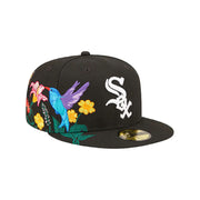 [60243437] Chicago White Sox "Blooming" Black 59FIFTY Men's Fitted Hat