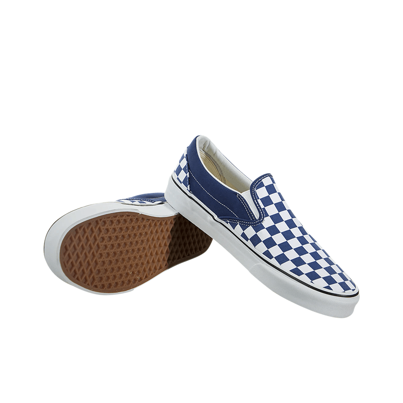 Vans Classic Slip-On Unisex Sneaker Checkerboard Estate Blue/White