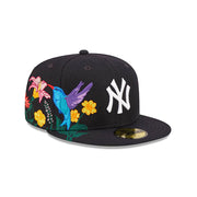[60243454] New York Yankees "Blooming" Navy 59FIFTY Men's Fitted Hat