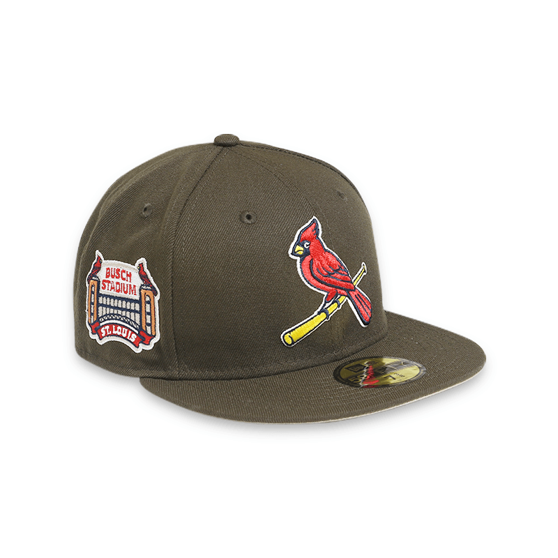 [70693442] St. Louis Cardinals  "Busch Stadium" Brown 59FIFTY Men's Fitted Hat