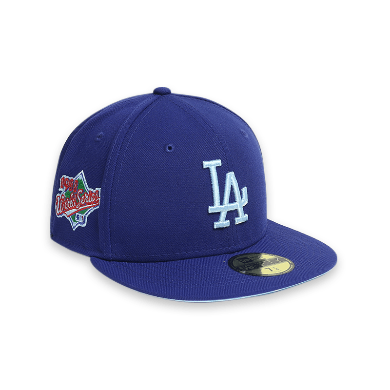 Los Angeles Dodgers '88 World Series Cloud Under Blue 59FIFTY Men's Fitted Hat
