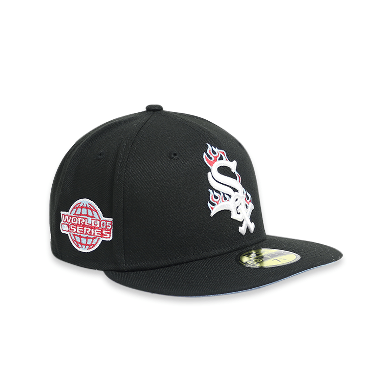 [60224667] Chicago White Sox 05 WS "Team Fire" Black 59FIFTY Mens Fitted Hat