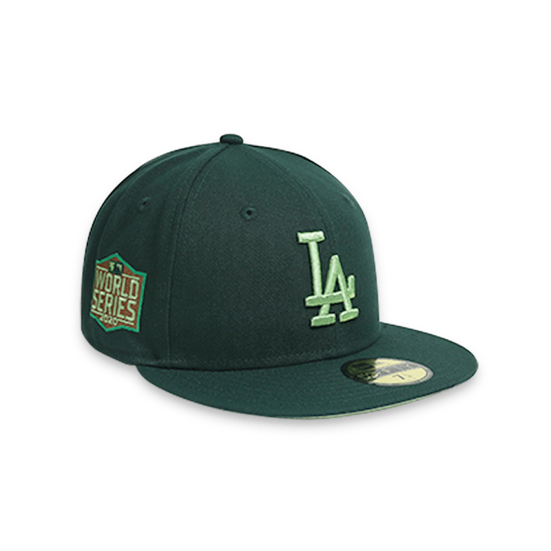 Los Angeles Dodgers '20 World Series Green STATE FRUIT 59FIFTY Men's Fitted Hat