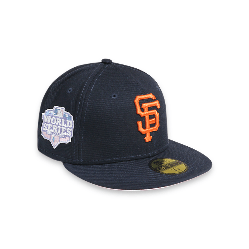 San Francisco Giants 12 World Series "POP SWEAT" Black 59FIFTY Men's Fitted Hat