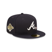 [60243664] Atlanta Braves 95 WS "Team Heart" Navy 59FIFTY Mens Fitted Hat