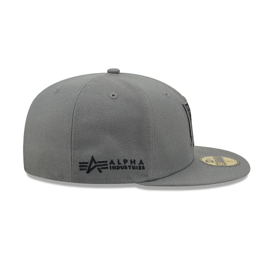 Las Vegas Raiders Grey 59FIFTY Men's Fitted Hat
