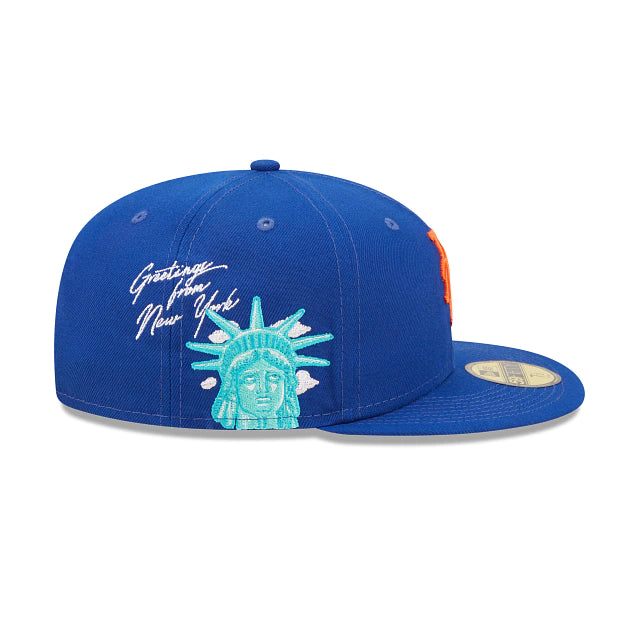 [60243754] New York Mets "Cloud Icon" Blue 59FIFTY Mens Fitted Hat