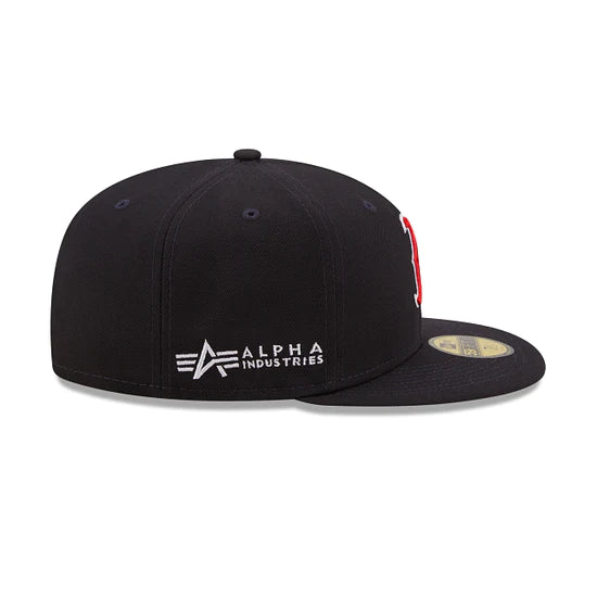 Boston Red Sox "Alpha Industry" Navy 59FIFTY Men's Fitted Hat