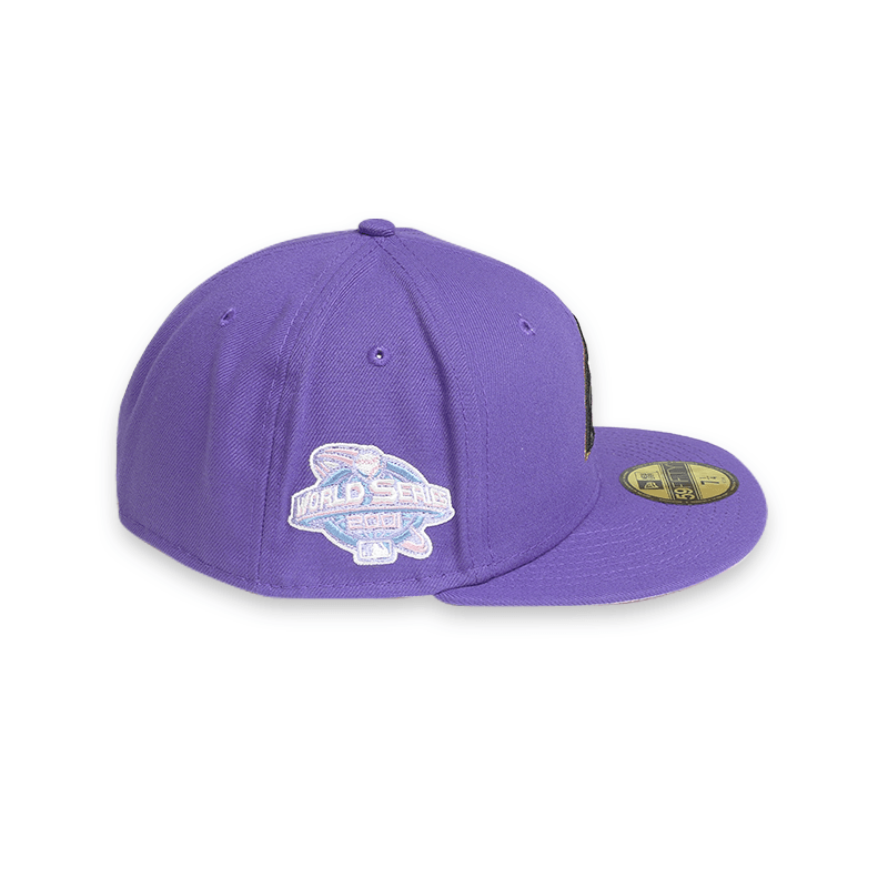 [60243528] Arizona Diamondbacks 01 WS "POP SWEAT" Purple 59FIFTY Men's Fitted Hat