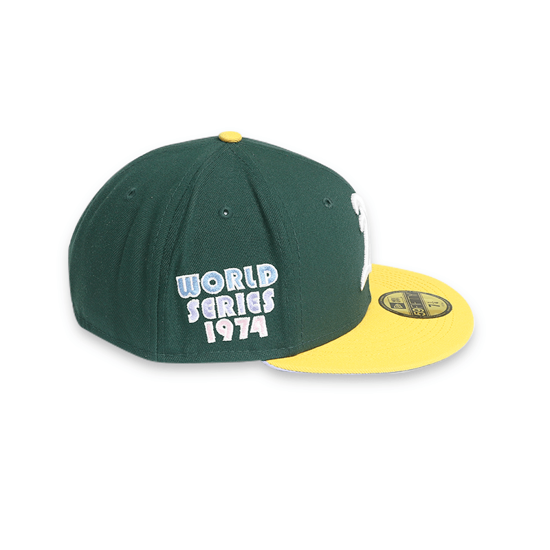 Oakland Athletics 74 World Series "POP SWEAT" Green 59FIFTY Men's Fitted Hat