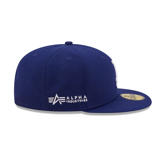 Los Angeles Dodgers "Alpha Industry" Blue 59FIFTY Mens Fitted Hat