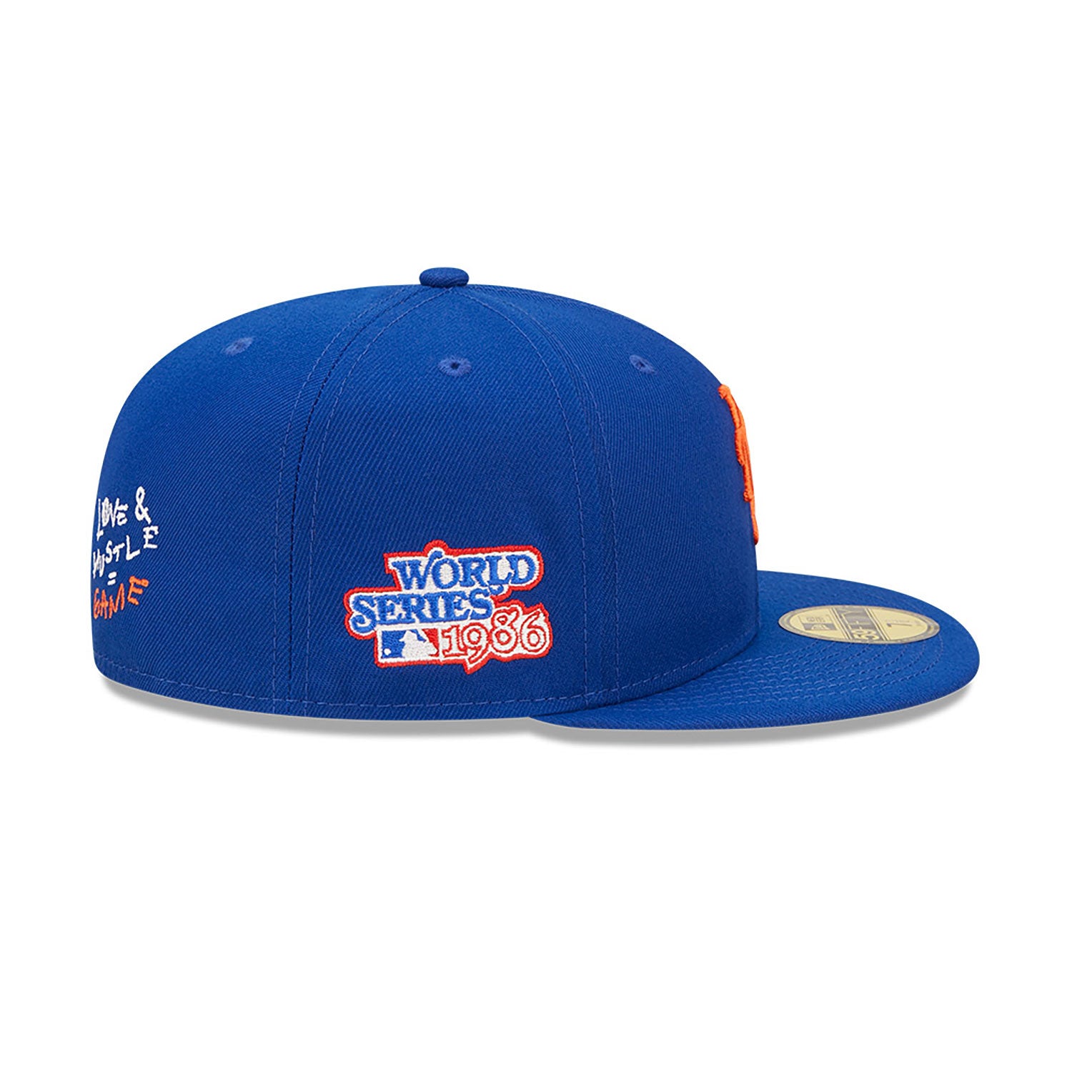 New York Mets '86 World Series "Team Heart" Blue 59FIFTY Mens Fitted Hat