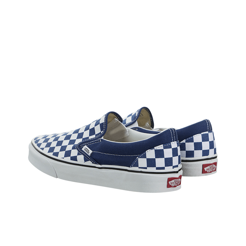 Vans Classic Slip-On Unisex Sneaker Checkerboard Estate Blue/White