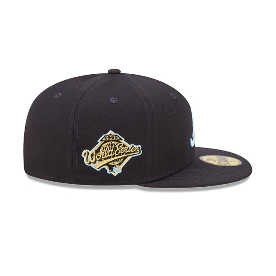 Atlanta Braves 95 World Series Cloud Under Navy 59FIFTY Men's Fitted Hat