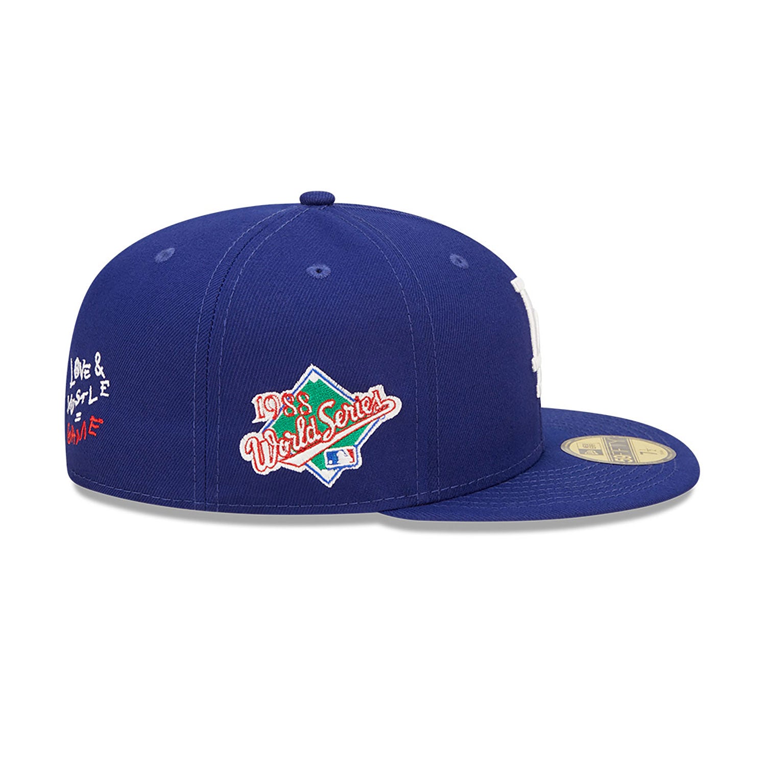Los Angeles Dodgers '88 World Series "Team Heart" Blue 59FIFTY Men's Fitted Hat