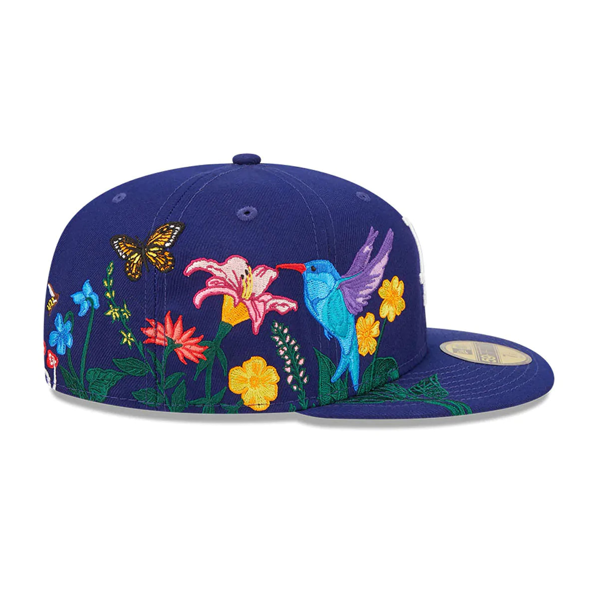 [60243444] Los Angeles Dodgers "Blooming" Blue 59FIFTY Men's Fitted Hat